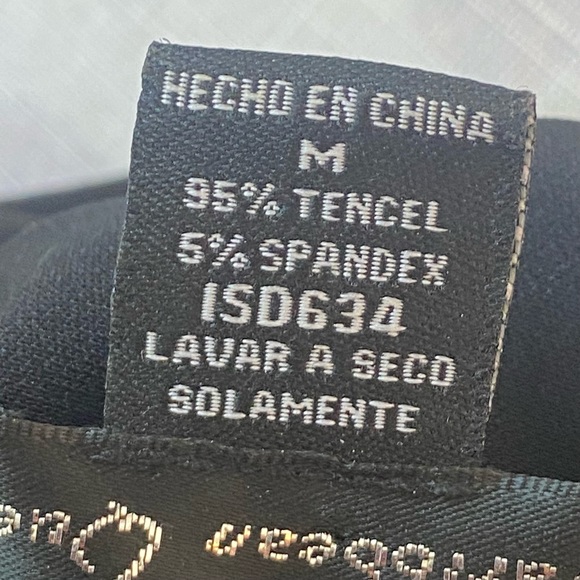 Caribbean Queen Sheath Pencil Dress M Black Backless Sleeveless Gold Zipper Back - Picture 13 of 14